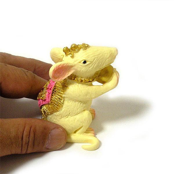 ガネーシャのねずみ 単品 薄ピンク [H.約7.5cm] アジアン おしゃれな