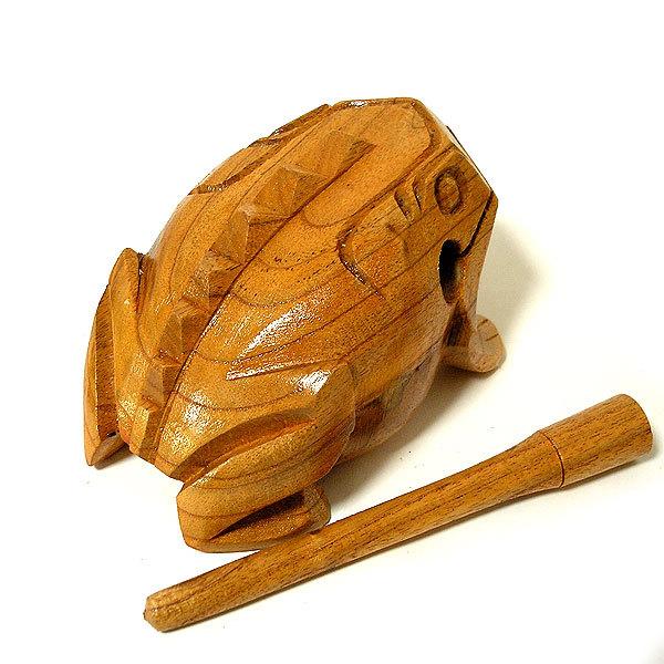 天然木 ゲコゲコかえる [16〜17cm] ブラウン モーコック 単品 アジアの