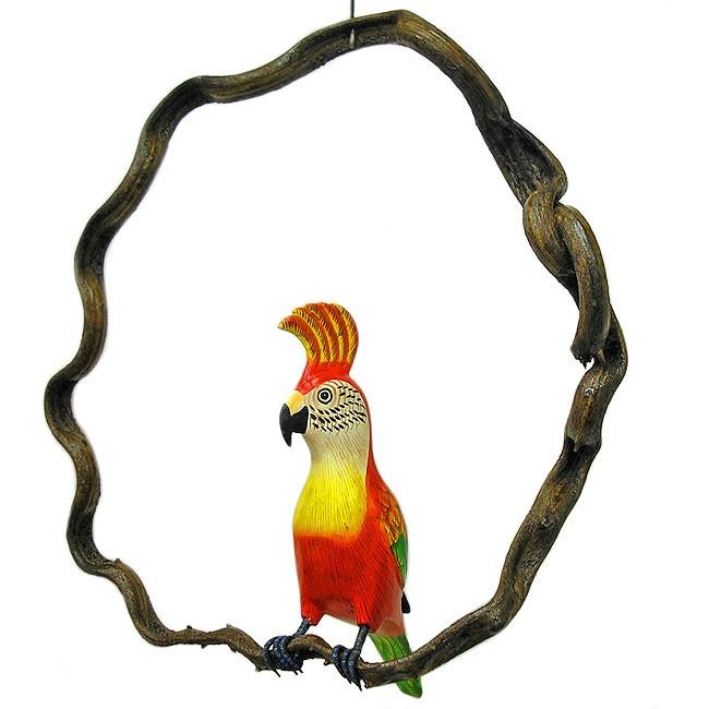南国のカラフルバード吊り下げ 木の枠 鳥体長約25 26ｃｍ アジアン雑貨 バリ雑貨 おしゃれな 小鳥の アジアン インテリア Wbdd アジアン雑貨アンカサ 通販 Yahoo ショッピング