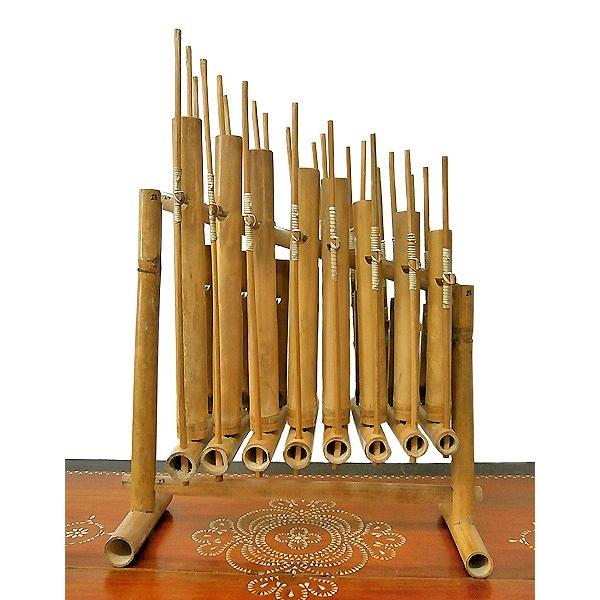 アンクルン AngkLung (L) 竹製 打楽器 [横幅52cm] アジアの楽器