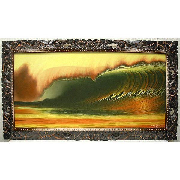 バリアート絵画 LL 横 『Big Wave in Sunset』 Windy Special Order