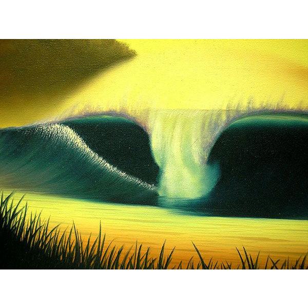 バリアート絵画 LL 横 『Big Wave in Sunset』 Windy Special Order