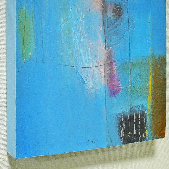 バリアート絵画 L 縦 抽象画 [90x30cm] おしゃれな 壁掛け ウオール