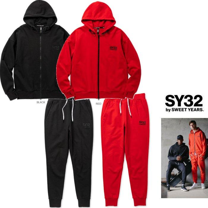 SY32 by SWEET YEARS(スィートイヤーズ) 12506・12507 ヘビーオンス セットアップスーツ Color:RED(レッド)  BLACK(ブラック) : 12506-12507-34245 : ANGLAND - 通販 - Yahoo!ショッピング