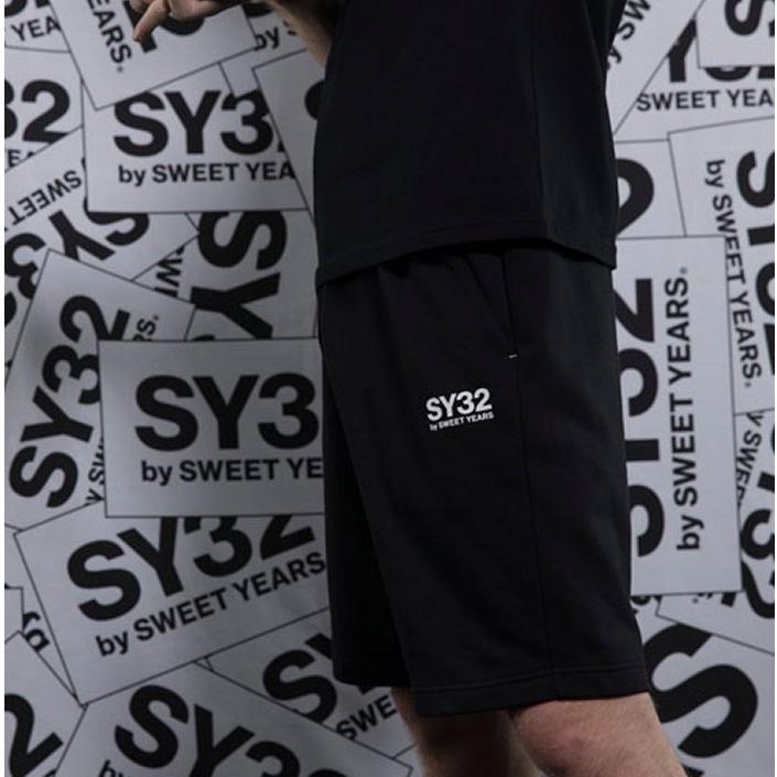 SY32 by SWEET YEARS 13066（TNS1719) BASIC SWEAT SHORT PANTS ロゴ スウェットショート パンツ color:BLACK(ブラック) GREY(グレー) NAVY(ネイビー)｜angland｜07