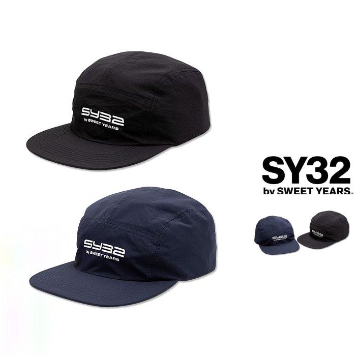 SY32 by SWEET YEARS 13532 LOGO NYLON JET CAP ナイロン ロゴ