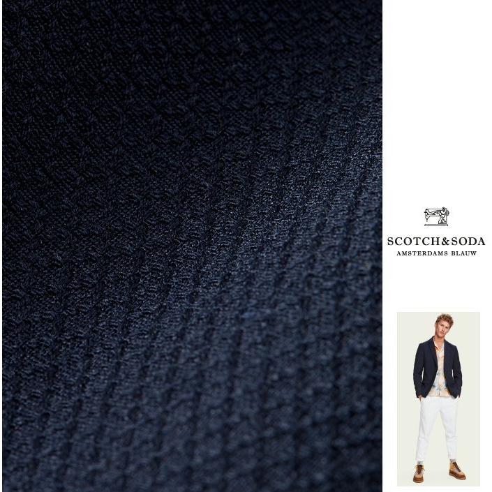 SCOTCH＆SODA(スコッチ&ソーダ) ストレッチ テーラード ジャケット color：navy(ネイビー) :292-21712-78