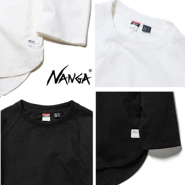 NANGA(ナンガ) ユニセックス ECO HYBRID RAGLAN SLEEVE TUNIC TEE ラグランスリーブ チュニック Tシャツ Color：WHT(ホワイト) BLK(ブラック)｜angland｜03