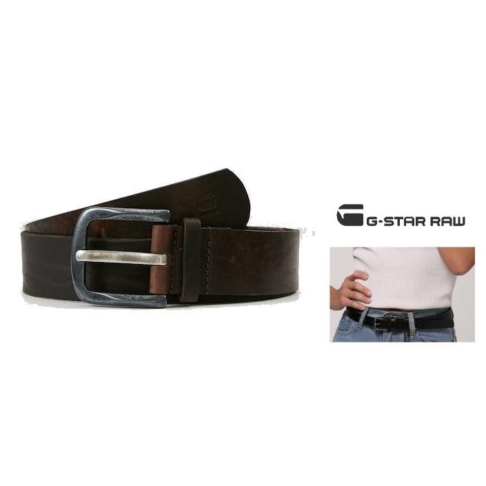 G-STAR RAW ジースターロウ Degro Belt レザーベルト color：Dark