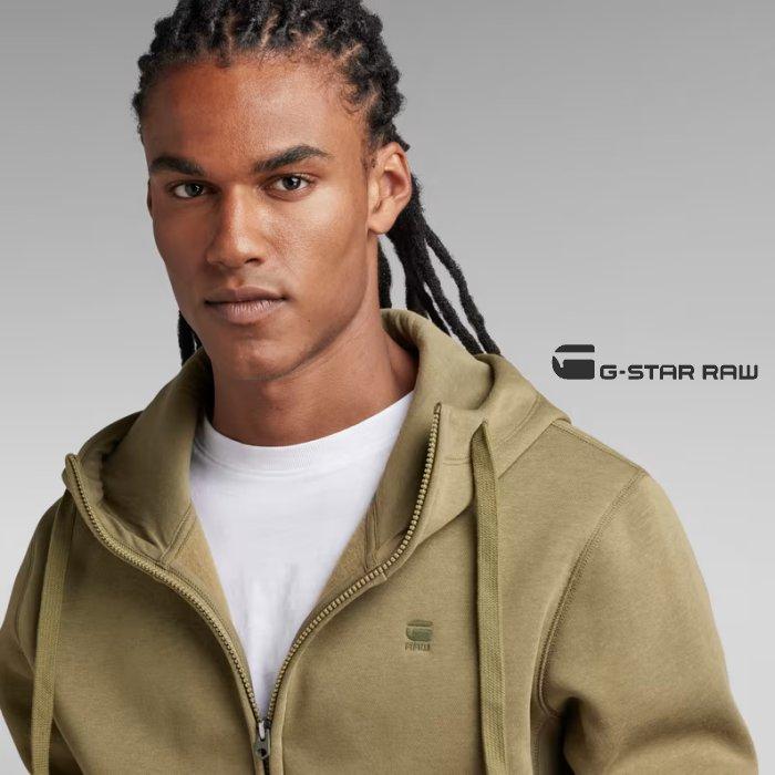 G-STAR RAW(ジースターロウ) Premium Core Hooded Zip Sweater フーデット ZIP パーカー Color：SMOKE OLIVE(スモーク オリーブ)｜angland｜06