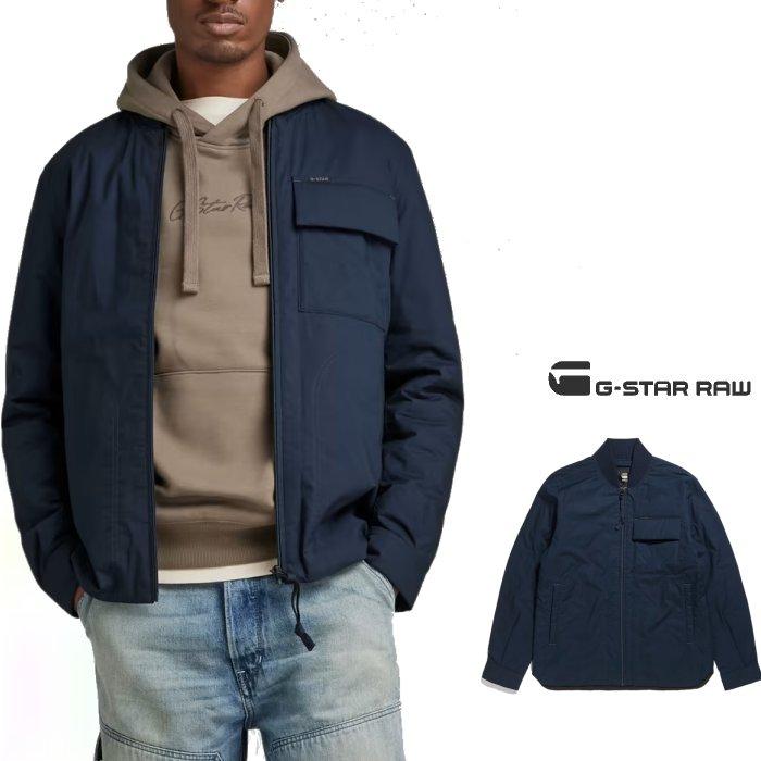 G-STAR RAW(ジースターロウ) Lofty Padded Overshirt 中綿 胸ポケット