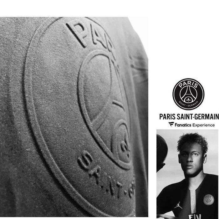 Paris Saint Germain(パリサンジェルマン) エンボス加工ロゴ 半袖Tシャツ color：KHAKI(カーキ) BLACK(ブラック)｜angland｜04