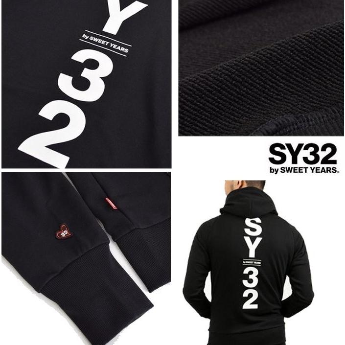 SY32 by SWEET YEARS TNS1713-2 バックBIGロゴ プルオーバー SY32 by SWEET YEARS TNS1713-2 バックBIGロゴ プルオーバー