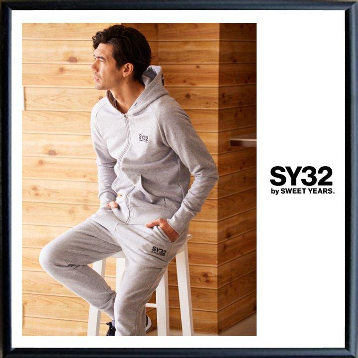 SY32 by SWEET YEARS TNS1770 REGULAR ZIP HOODIE Ver2.0 新定番 フード IPパーカー color:GREY(グレー)｜angland｜11