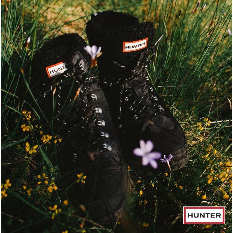 HUNTER(ハンター) レディース ロールトップ ミドル丈 スノーブーツ Color：BLACK(ブラック)｜angland｜05