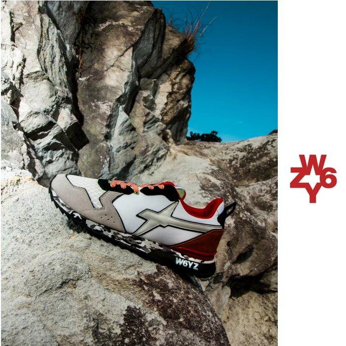 W6YZ（ウィズ） WOLF-M 0N01 LEATHER/RUBBER SNEAKER レザースニーカー
