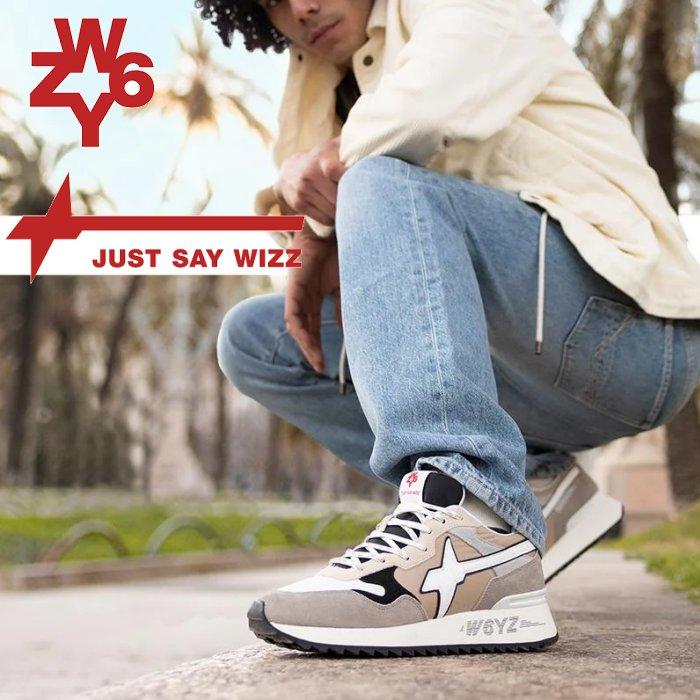 W6YZ（ウィズ） WOLF-M 0N01 LEATHER/RUBBER SNEAKER レザースニーカー 