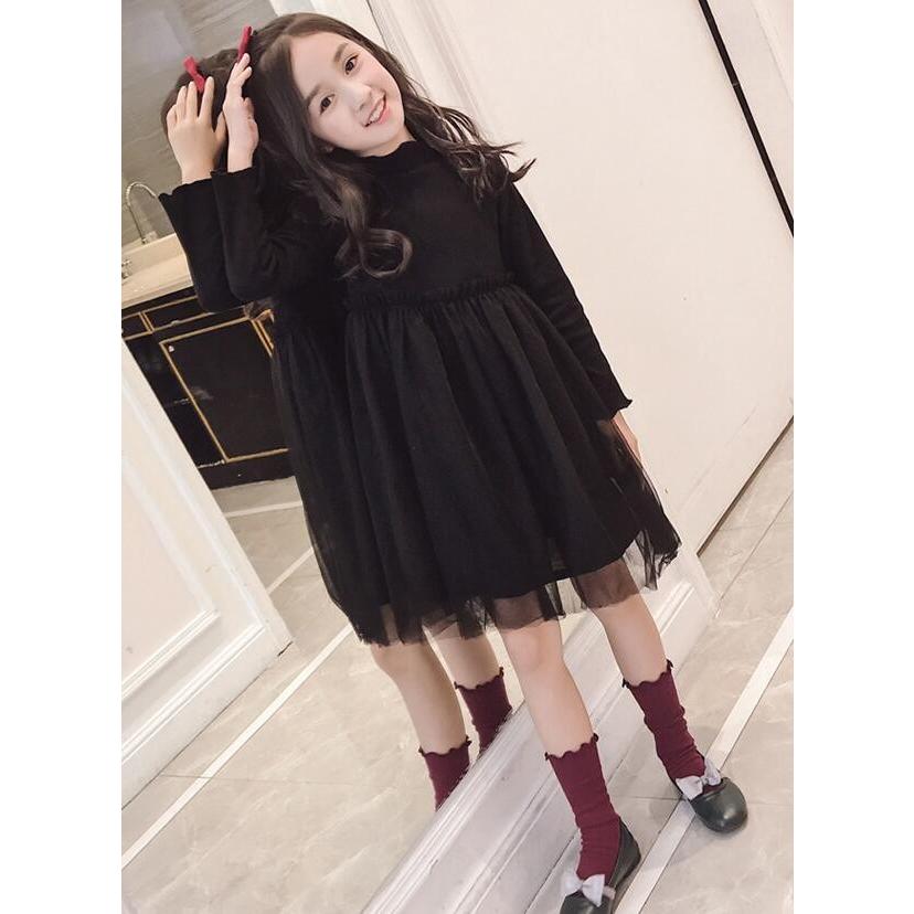 年末セール子どもドレス キッズワンピース ベビー 赤ちゃん 長袖 チュールスカート黒ワンピ ピアノ 発表会 韓国子供服 卒園式 ふわふわ 結婚式 七五三 可愛い Magi560 Angel Baby 通販 Yahoo ショッピング