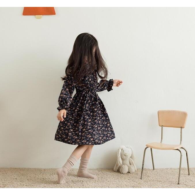 秋冬用 子供服 フォーマル発表会ドレス 花柄キッズ子どもワンピース 長袖ワンピ ピアノ 発表会 韓国子供服 卒園式 結婚式 Magi792 Angel Baby 通販 Yahoo ショッピング