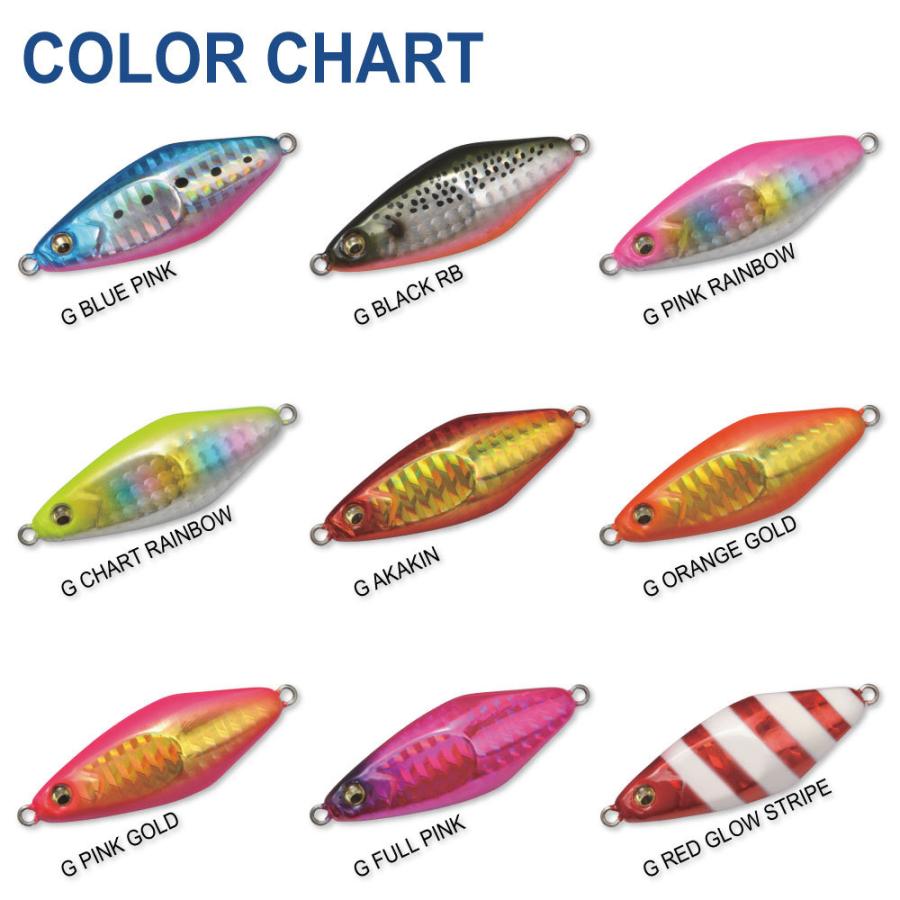 メガバス METAL-X FLAT GLIDER(メタルX フラットグライダー) 40g G