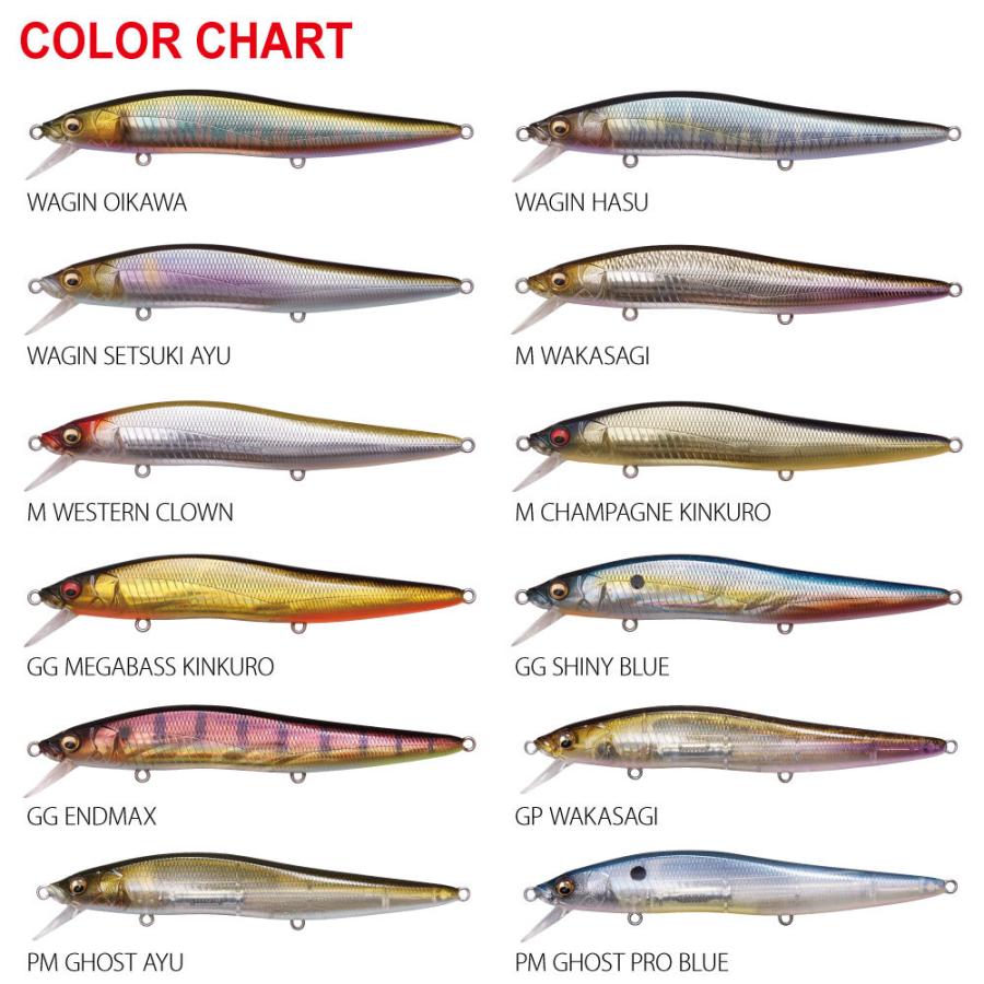 メガバス VISION ONETEN LBO(ヴィジョン ワンテン LBO) 和銀オイカワ