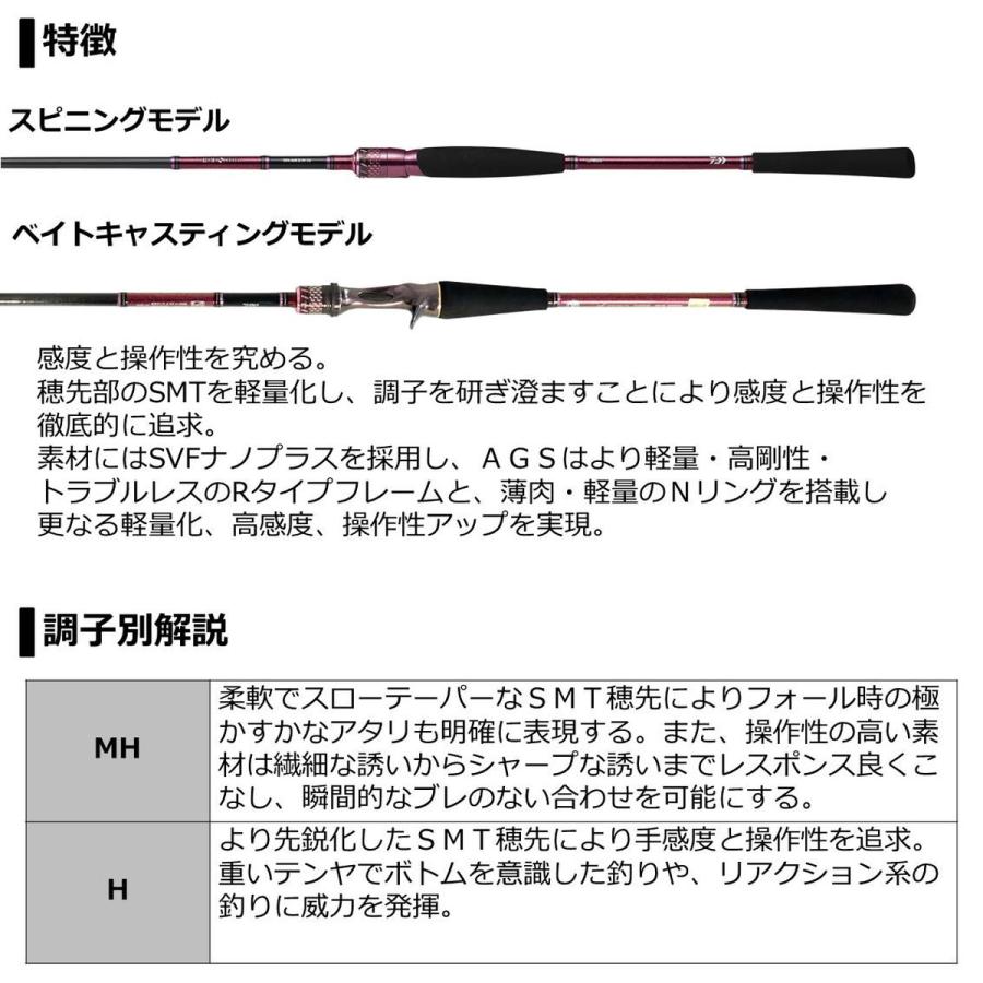 ダイワ ロッド 紅牙 テンヤゲーム EX MH-235 [5] : 釣具のアングル