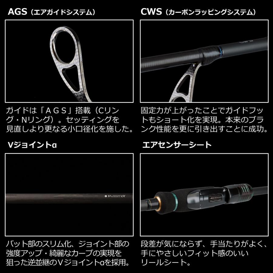 エギングロッド ダイワ エメラルダス ストイスト ST 74MMH-SMT (アウト