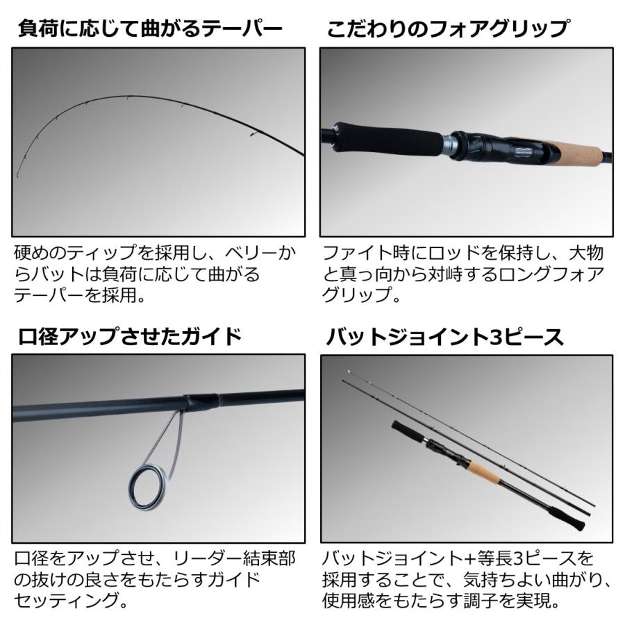 ダイワ ロッド '23ファントム リベラリスト 703MH+RSB [5] : 釣具の