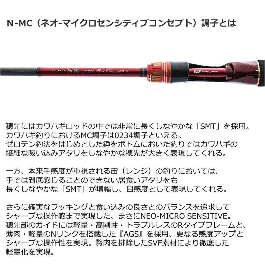 ダイワ ロッド 極鋭 カワハギ RT AGS N-MC [6・大型] : 釣具のアングル