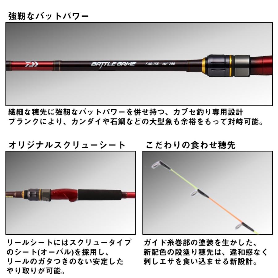 ダイワ かぶせ釣り専用ロッド24 バトルゲームカブセ MH-240 超美品‼︎ かぶせ釣り専用ロッド ダイワ 24 バトルゲームカブセ MH-240 [2024年新