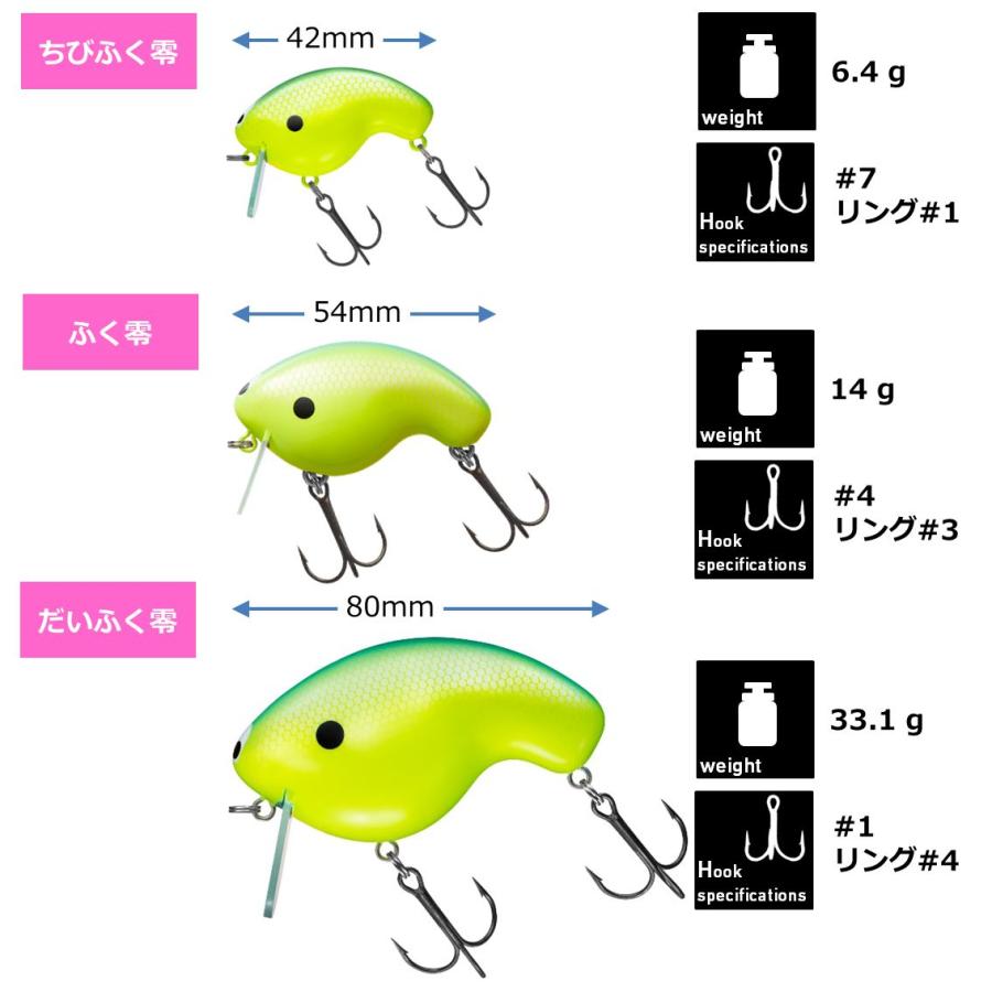 ダイワバスルアー だいふく零 バス [4]【2024年新製品】｜angle-webshop｜06