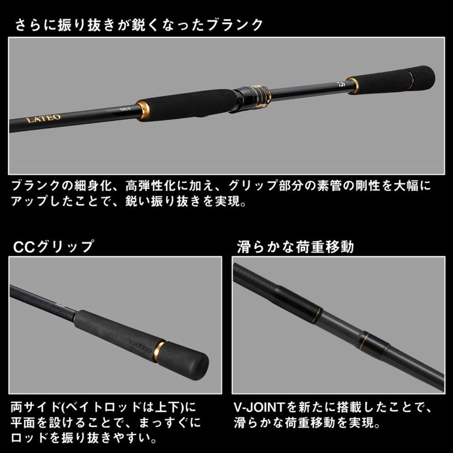 ラテオ 90ML-4 ダイワ シーバスロッド 24ラテオ (スピニングモデル) 90ML-4・K [5