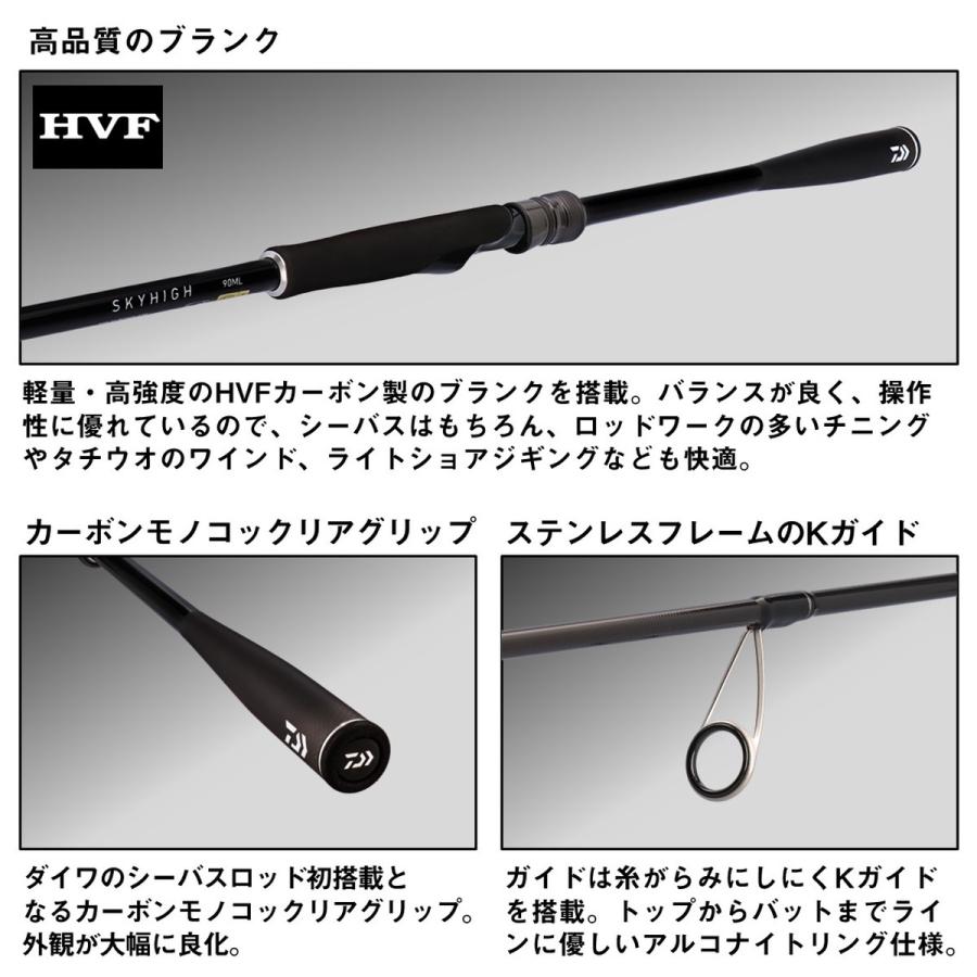 ダイワ　スカイハイ　106MH ダイワ シーバスロッド 25スカイハイ 106MH [6・大型][2025年新製品