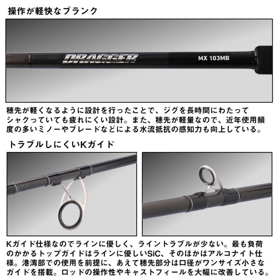 ダイワ [90] 25 ドラッガー MX 103M 大型商品 ダイワ 25ドラッガーMX