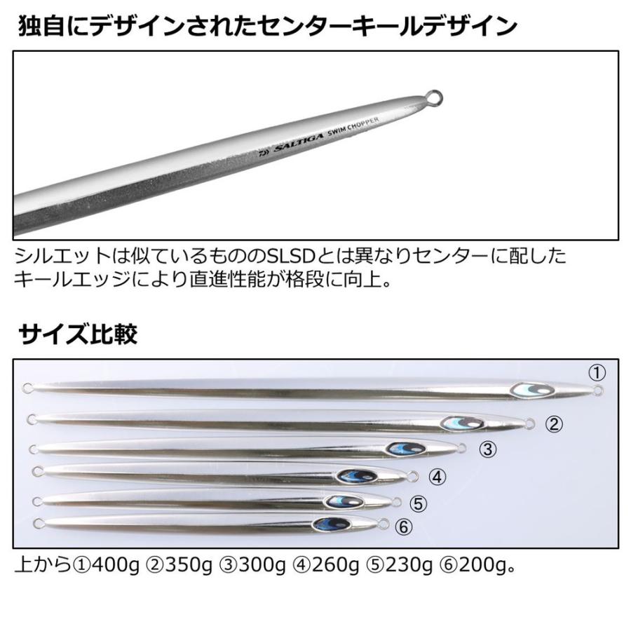 ダイワ オフショアジグ ソルティガ スイムチョッパー 260g MLアカキンゼブラ [メール便][2024年新製品] |  | 04