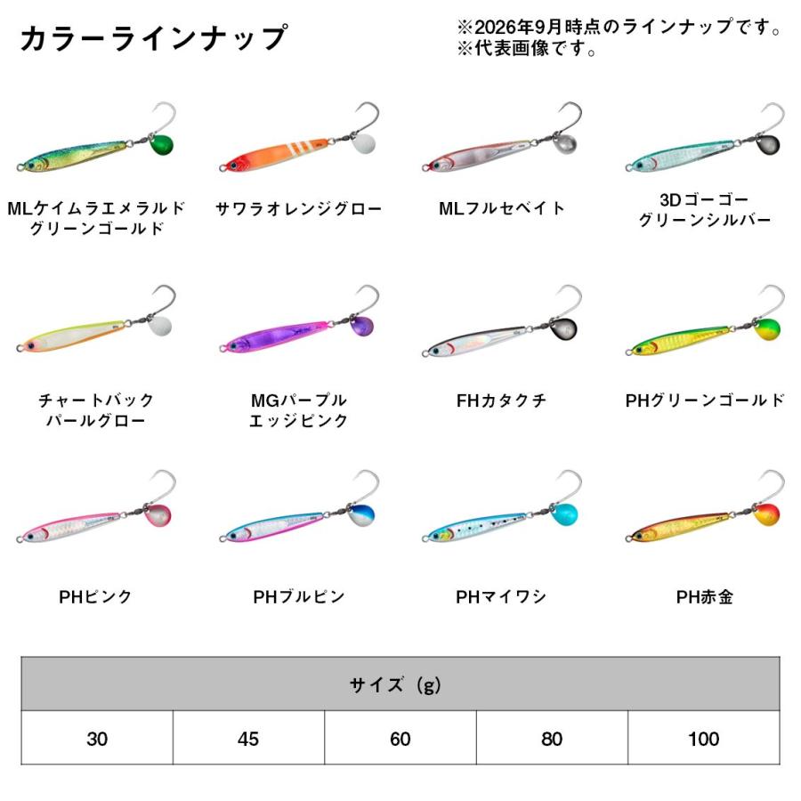 ダイワ ジグ TGベイト BLJ 60g PHグリーンゴールド [メール便][2026年