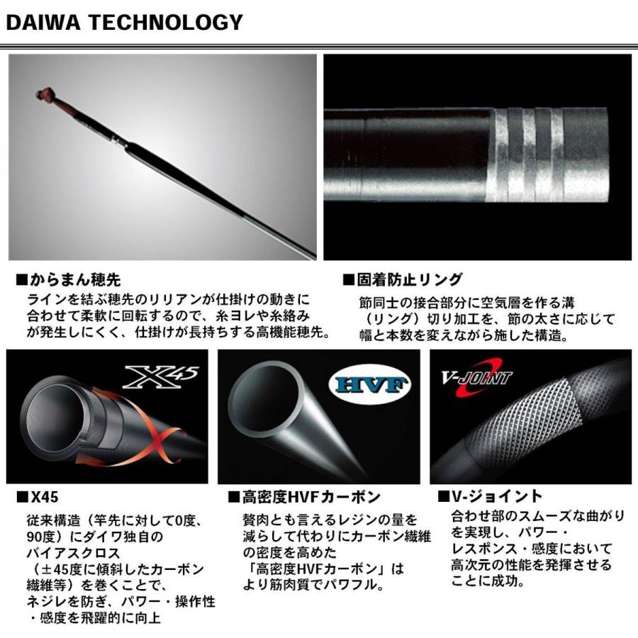 DAIWA（ダイワ） ロッド エキスパート 碧羅 中継 硬調 85M [5] : 釣具