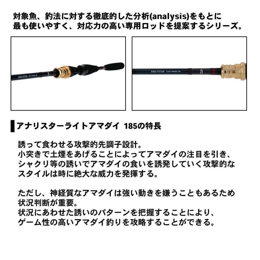 アマダイの ダイワ 釣具のアングル 通販 Paypayモール ロッド アナリスター ライトアマダイ 185 ℎリング Www Blaskogabyggd Is