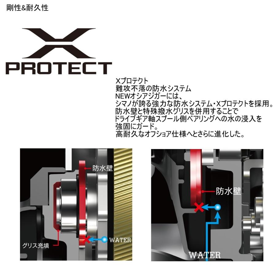 シマノ リール '17 オシアジガー 1500HG (右)[4]