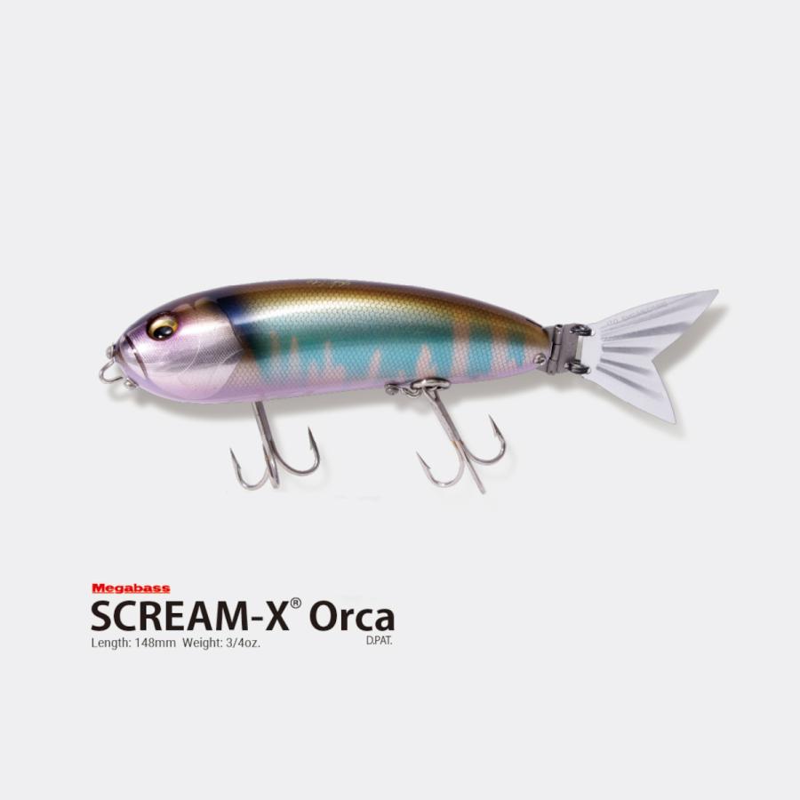 メガバス SCREAM-X ORCA [メール便] : 釣具のアングル - 通販 - Yahoo