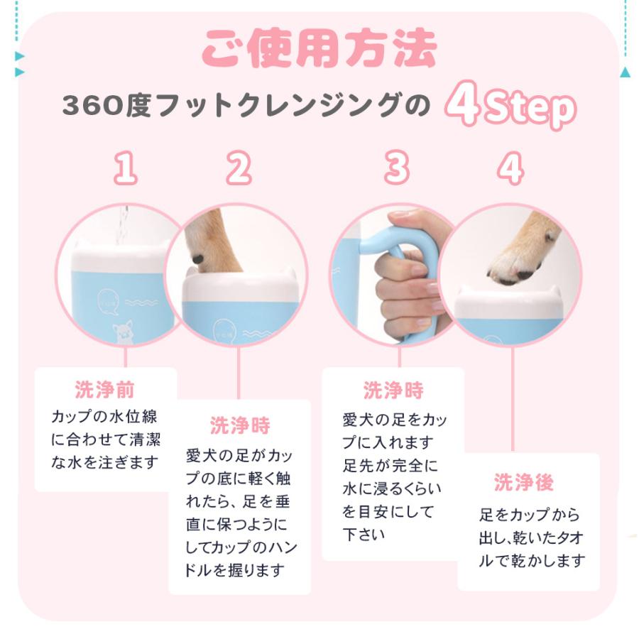 犬の足洗い グッズ クリーナー 犬 足洗い機 犬の足洗いカップ 散歩 足を洗う ペット 猫 トリミング用品 | ブランド登録なし | 10