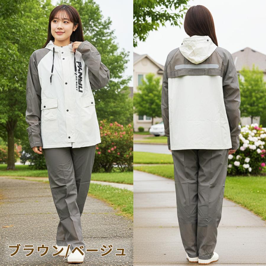 レインコート 上下 レインスーツ  自転車 カッパ メンズ レディース レインウエア 通勤 通学 防水 | ブランド登録なし | 16