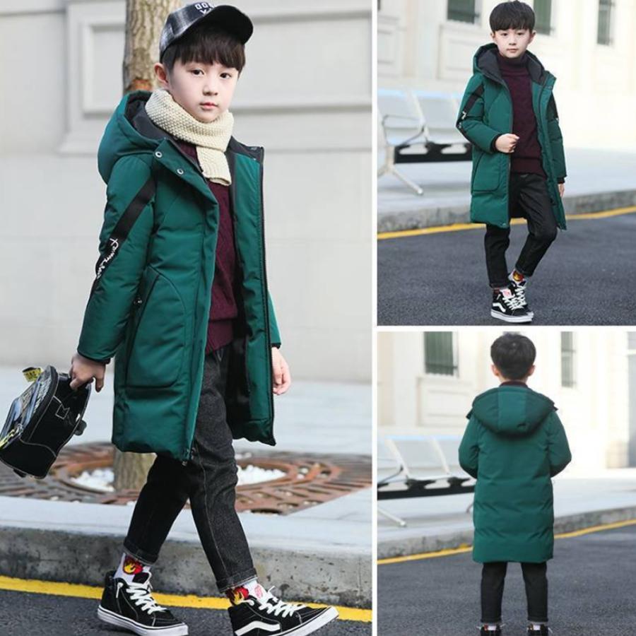 キッズコート 子供 コート 中綿コート ダウンコート 洗える 男の子 秋冬 アウター ダウンジャケット フード付 130 140 150 | ブランド登録なし | 09