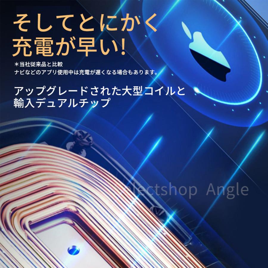 スマホホルダー 車 車載ホルダー ワイヤレス充電器 スマホスタンド クリップ エアコン Qi iphone アンドロイド | ブランド登録なし | 11