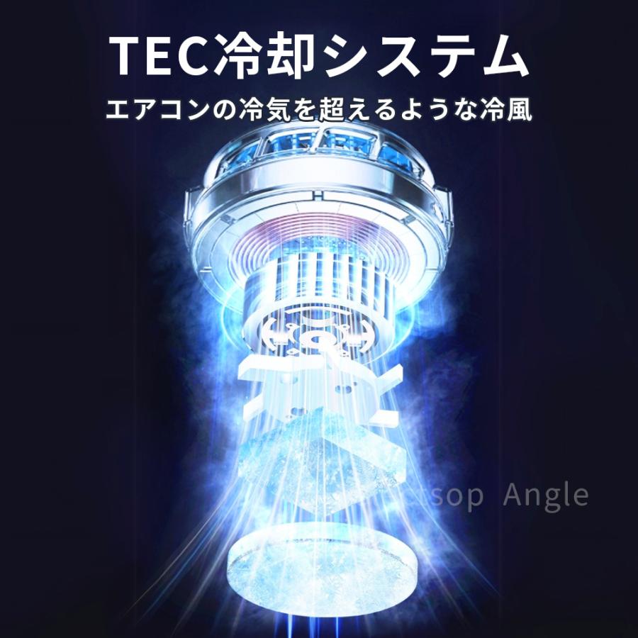 ハンディファン 冷却 扇風機 冷却ハンディファン 小型 卓上 2025 折り畳み 冷却プレート 静音 首掛け USB充電 | ブランド登録なし | 05