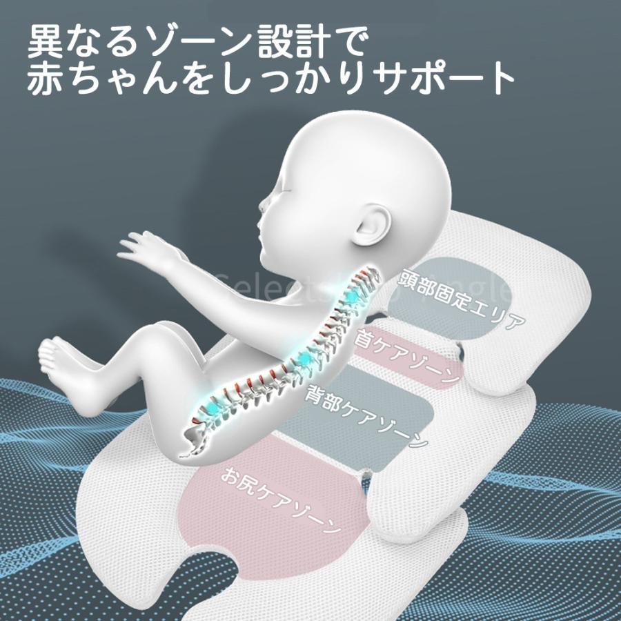 ベビーカーシート クッション 綿100% リバーシブル ベビー 赤ちゃん 新生児 裏面 メッシュ素材 オールシーズン | ブランド登録なし | 06