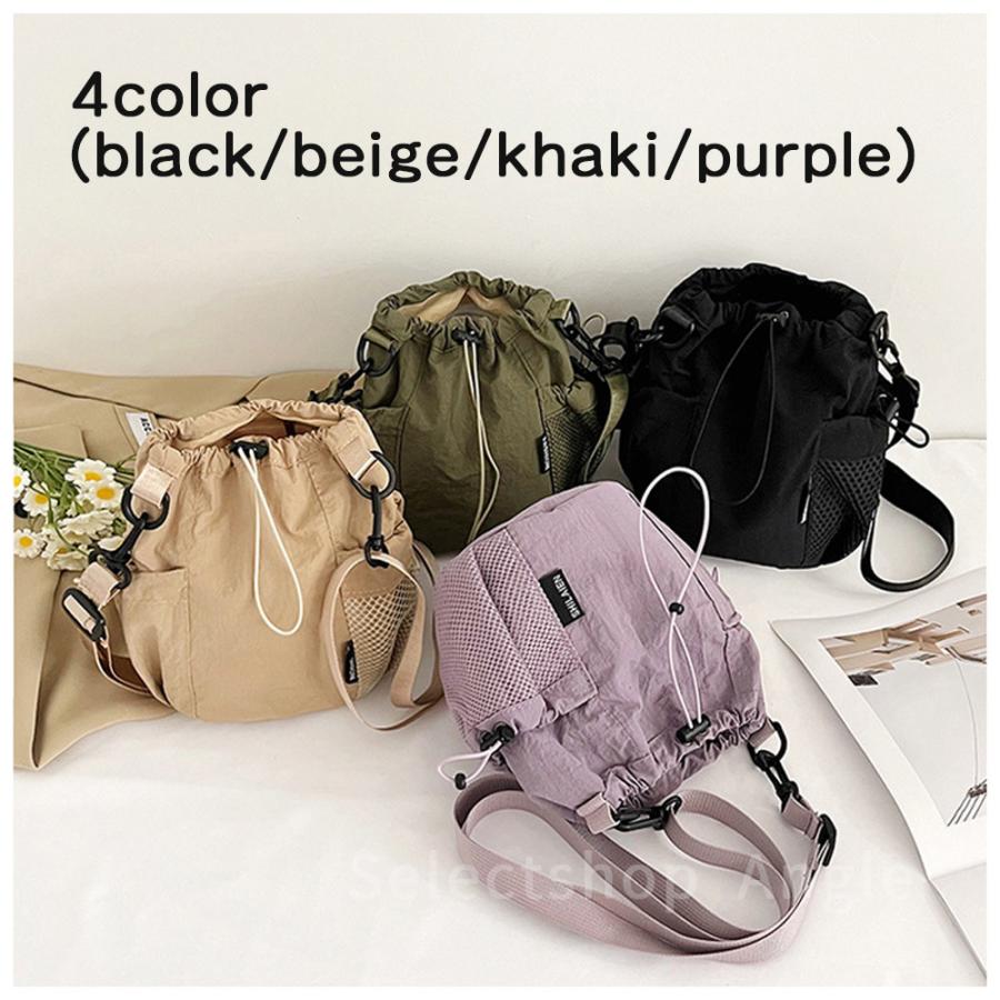 巾着バッグ ショルダーバッグ レディース 小さめ 巾着 2way ミニショルダーバッグ おしゃれ |  | 06