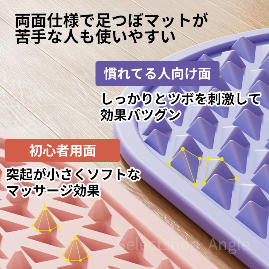 足つぼマット おすすめ ツボ押しマット 健康グッズ マッサージ ツボマット 足裏ツボ マット スロージョギング | ブランド登録なし | 07