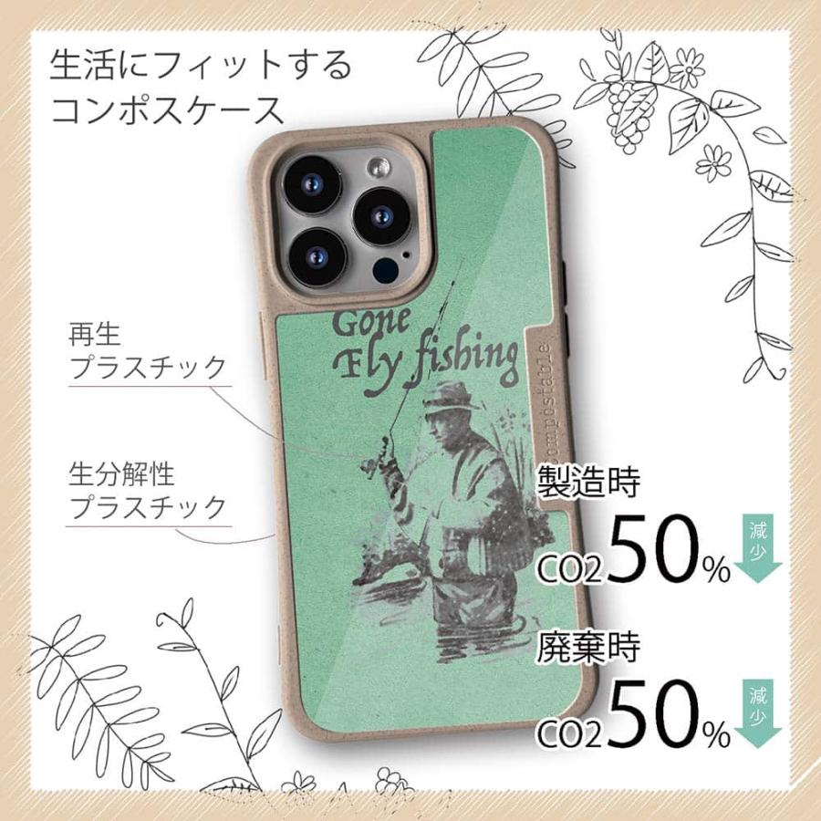 コンポスケース デザインシート iPhone15 Pro Max iPhone15 Plus iPhone14 Pro Max iPhone13 iPhone SE3 SE2 iPhone8 / 7 フライフィッシングとレインコート｜anglers-case｜06