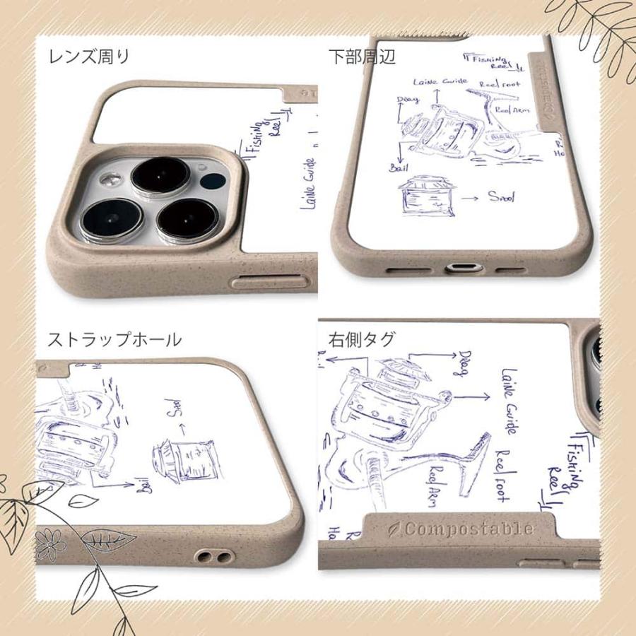 コンポスケース デザインシート iPhone15 Pro Max iPhone15 Plus iPhone14 Pro Max iPhone13 iPhone SE3 SE2 iPhone8 / 7 リールの解説 手書き風｜anglers-case｜08